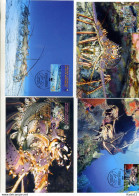 A41531)WWF-Maximumkarte Fische: Grenada-Gren. 4500 - 4503 - Tarjetas – Máxima