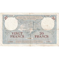 Maroc, 20 Francs, 1928-1929, 1945-03-01, KM:18b, TTB - Marokko