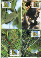 A41705)WWF-Maximumkarte Vogel: Pitcairn 487 - 490 - Maximumkarten