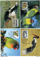 A41713)WWF-Maximumkarte Vogel: Sambia 656 - 659 - Tarjetas – Máxima