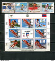 A50338)Olympia 94: Paraguay 4323 - 4327 KLB** - Hiver 1994: Lillehammer