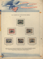Mixed Set Of Pre WW2 Reg Stamps And 1 Set 1901 USA Stamps, All Hinged, Used - Plate Blocks & Sheetlets