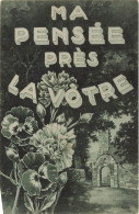 FANTAISIES - Ma Pensée Près La Votre - Carte Postale Ancienne - Sonstige & Ohne Zuordnung