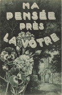 FANTAISIES - Ma Pensée Près La Votre - Carte Postale Ancienne - Other & Unclassified