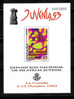 ESPAÑA 1993, PRUEBA OFICIAL EDIFIL 30 - JUVENIA 93, MNH. - Variétés & Curiosités