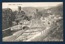 Luxembourg. Esch-sur-Sûre. Ruines Du Château. Hôtel De La Sûre. Pont Sur La Sûre, église. - Esch-sur-Sure