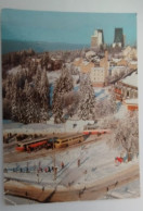 Oberhof, Kr. Suhl, Interhotel Panorama, Ikarus-Busse, Winter, 1983 - Oberhof