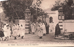 TUNISIE - Tunis - Mauresques Sortant Du Cimetière - Carte Postale Ancienne - Tunesien