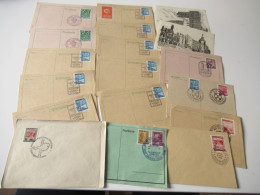 Österreich 1946 / 1948 Sonder PK Posten Mit Insgesamt 18 Stück / Blanko PK Mit Sonderstempel - Covers & Documents