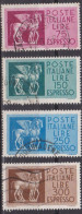 Art étrusque - ITALIE - Chevaux Ailés - N° 43-44-46-47 - 1958 - 1968 - Express-post/pneumatisch