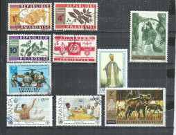 TEN AT A TIME - RWANDA - LOT OF 10 DIFFERENT 1 - POSTALLY USED OBLITERE GESTEMPELT USADO - Collections