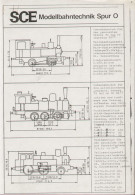 Catalogue SCE Modellbahntechnik 1983 Spur O 1/45 32 Mm.   DDR - German