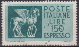 Art étrusque - ITALIE - Chevaux Ailés - N° 44 - 1958 - Express/pneumatic Mail