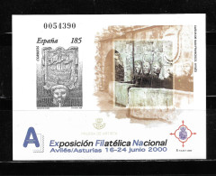 ESPAÑA 2000,  PRUEBA OFICIAL EDIFIL 72 - EXFILNA ' 2000.     MNH. - Variétés & Curiosités