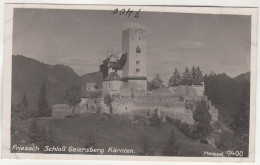 D9952) FRIESACH - Schloß GEIERSBERG - Kärnten - Tolle Monopol FOTO AK 7400 - Alt !! - Friesach