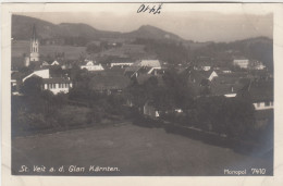 D9958) ST. VEIT A. D. GLAN - Kärnten - Sehr Alte FOTO AK - Häuser Kirche - Tolle Alte Ansicht MONOPOL 7410 - St. Veit An Der Glan