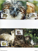 A45193)WWF-Maximumkarte Vogel: Philippinen 2038 - 2041 - Maximum Cards