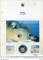 A45229)WWF-Muenze Saeugetiere: UDSSR Sonderblatt Mit Silbermuenze - Covers & Documents