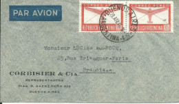 ARGENTINE LETTRE PAR AVION 60c BUENOS AIRES POUR PARIS DE 1946 LETTRE COVER - Cartas & Documentos