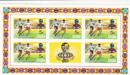 Ghana Nº 520sd Al 523sd En Hojas De 5 Series SIN DENTAR - 1974 – Alemania Occidental