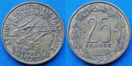 CAMEROON - 25 Francs 1958 "Three Giant Eland" KM# 12 French Equatorial Africa - Edelweiss Coins - Cameroun