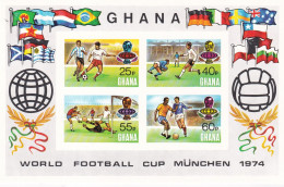 Ghana Hb 55sd SIN DENTAR - 1974 – Alemania Occidental