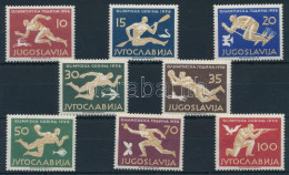 ** Jugoszlávia 1956 Olimpia Mi 804-811 (Mi EUR 150.-) - Andere & Zonder Classificatie