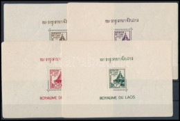 ** LAOSZ 1952 Portó Sor 6 értéke Blokkformában, 6 Db Blokk. Postage Due Mi 1-6 Printed As Blocks - Sonstige & Ohne Zuordnung