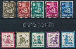 ** Hollandia 1950 Mi 558-562, 565-569 (Mi EUR 110,-) - Altri & Non Classificati