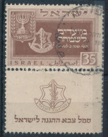 O Izrael 1949 Mi 21 Féltabos (Mi EUR 160,-) - Andere & Zonder Classificatie