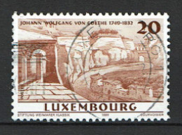 Luxembourg 1999 - YT 1439 - Anniversary Of The Birth Of Johann Wolfgang Von Goethe, Ecrivain - Gebruikt