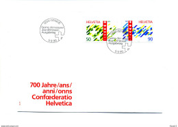 A45417)Schweiz FDC 1421 - 1422 - FDC