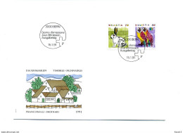 A45421)Schweiz FDC 1436 - 1437 A - FDC