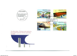 A45427)Schweiz FDC 1450 - 1453 - FDC