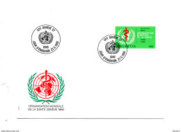 A45436)Schweiz FDC WHO 40 - FDC