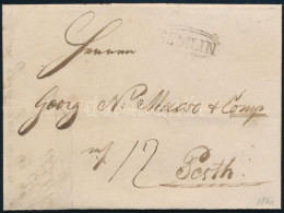 1840 Levél 12kr Portóval "SEMLIN" - Pesth - Other & Unclassified