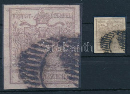 O 1850 6kr MP Néma Bélyegzéssel / Silent Postmark - Other & Unclassified