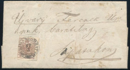 1855 6kr Levélen / On Cover "RIMA-SZOMBAT" - Andere & Zonder Classificatie