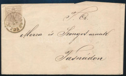 1855 6kr Levélen / In Cover "DEBRECZIN" - "TASNÁD" - Altri & Non Classificati