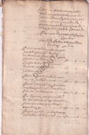 Huy/Wanze - Manuscrit  Les Pères Augustins De Huy  (V2817) - Manuscripten