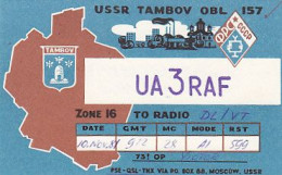 AK 185199 QSL - USSR - Tambov - Radio Amateur