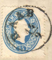 1861 15kr "RAAB" - Other & Unclassified