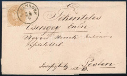 ~1864 15kr Levélen / On Cover "ALTENDORF" (hajtott / Folded) - Other & Unclassified