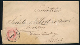 1868 5kr Levélen Teljes Tartalommal / On Cover With Full Content "KERESZTES" - Otros & Sin Clasificación