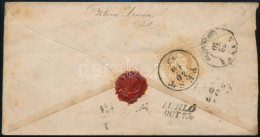 1869 15kr Ajánlott Levélen "PEST" - Other & Unclassified