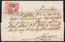 1870 5kr Levélen / On Cover, Kék / Blue "NAGY IGMAND" - Andere & Zonder Classificatie