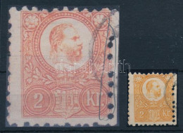 O 1871 Réznyomat 2kr Elfogazva / Shifted Perforation - Other & Unclassified