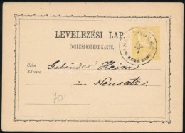 1871 2kr Díjjegyes Levelezőlap "SZT.GYÖRGY / AM BEGA CANAL" - Neusatz (Gudlin 500 P) - Otros & Sin Clasificación