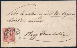 ~1873 Réznyomat 5kr Levélen "KOLOZSVÁR" - Nagyszombat - Sonstige & Ohne Zuordnung