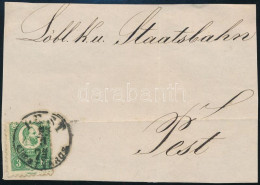 ~1874 Levél Előlap Réznyomat 3kr Bérmentesítéssel "PEST / LIPÓTVÁROS" (8.000) - Otros & Sin Clasificación